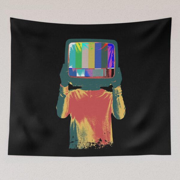 Item preview, TV Head Surreal Art designed and sold by Rott515.