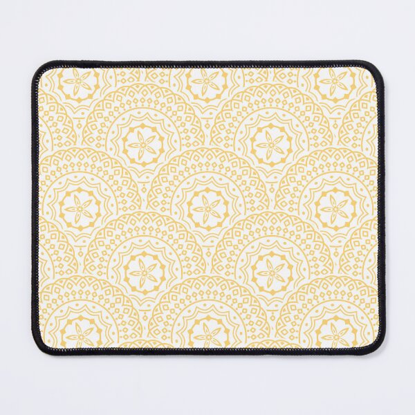 Item preview, Yellow mandala waves pattern designed and sold by BattaAnastasia.