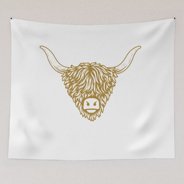 Item preview, Scottish Hairy Highland Cow designed and sold by Fine Art California.