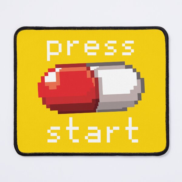 Item preview, Press Start Retro 8 Bit Gaming designed and sold by bennetthuskers.