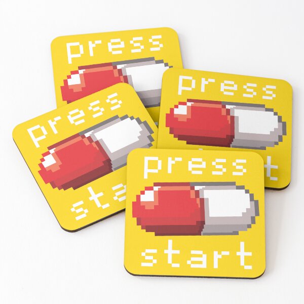 Item preview, Press Start Retro 8 Bit Gaming designed and sold by bennetthuskers.