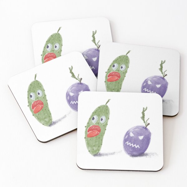 Item preview, •152•Sassy pickle and angry plum• designed and sold by SymetricPaterns.