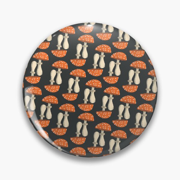 Item preview,  Funny Mushrooms dark background designed and sold by Claudia S. Design.