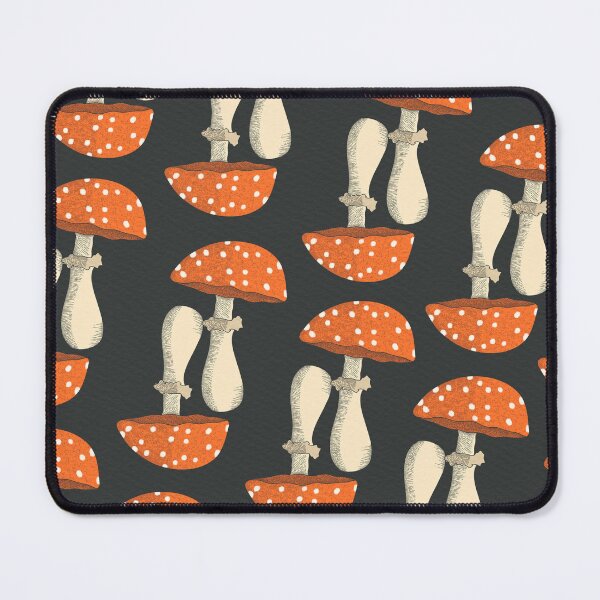 Item preview,  Funny Mushrooms dark background designed and sold by Claudia S. Design.