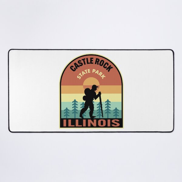 Item preview, Castle Rock State Park Illinois Retro Hiking designed and sold by HalpinDesign.