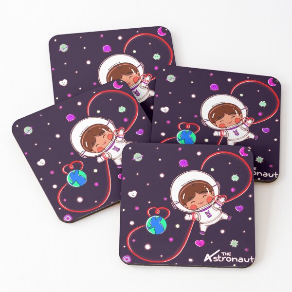 Item preview, Jin The Astronaut - Red string of fate designed and sold by art-by-emo.
