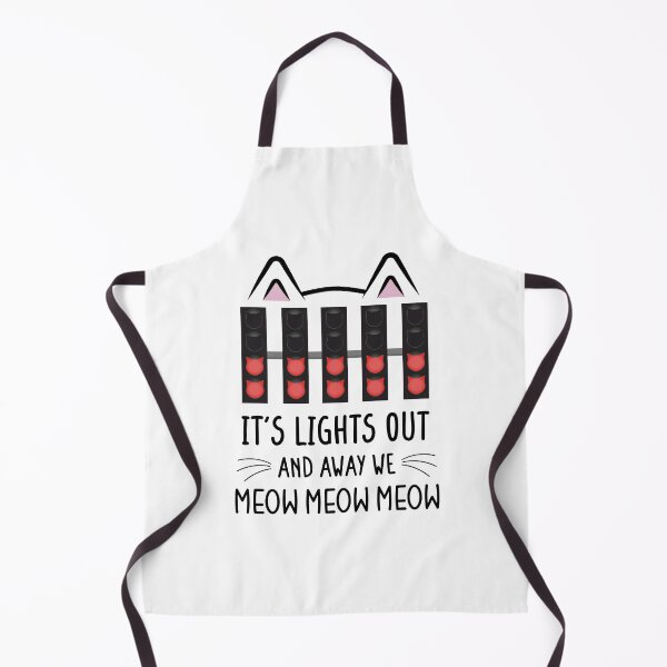 Item preview, It's Lights Out and Away We Meow Meow Meow | Funny Cat Racing Design designed and sold by FilipeFerreira.