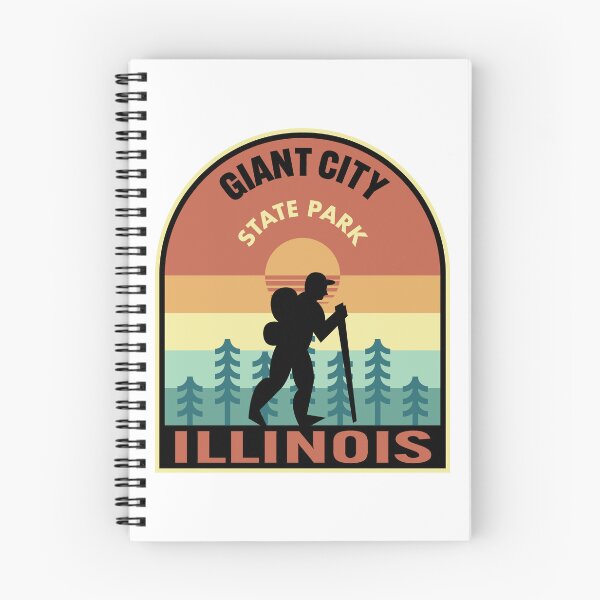 Item preview, Giant City State Park Illinois Retro Hiking designed and sold by HalpinDesign.