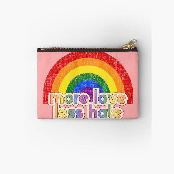 Item preview, More Love Less Hate Gay Pride Rainbow Graphic designed and sold by webdango.