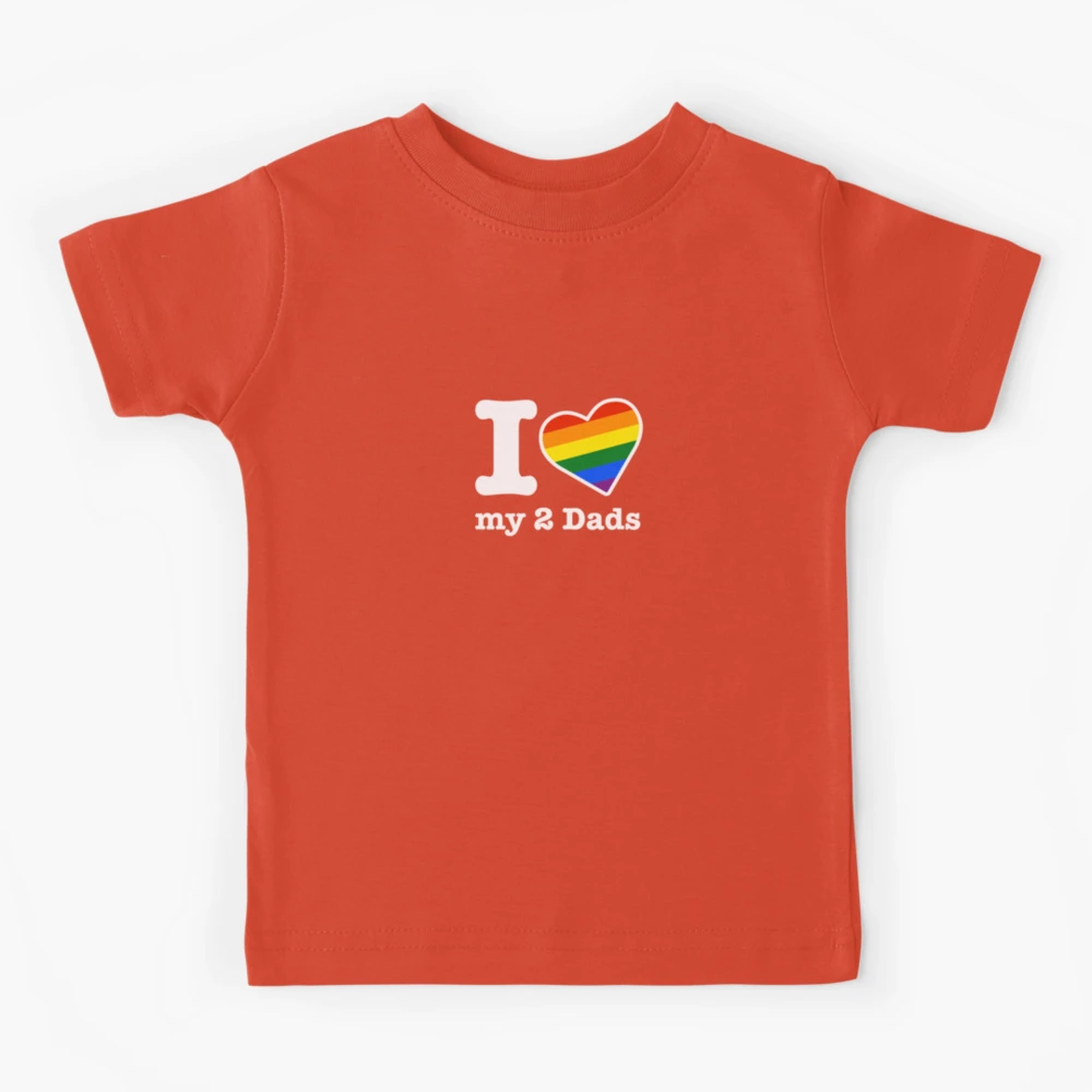 Double Daddy love kid's LGBTQ+ t-shirt – Notafictionalmum