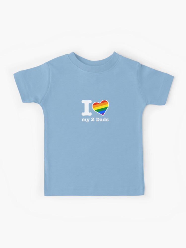 Double Daddy love kid's LGBTQ+ t-shirt – Notafictionalmum