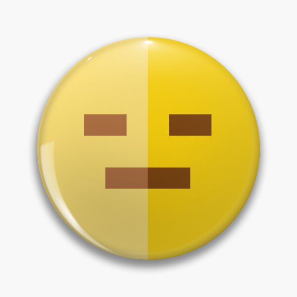 Item preview, Poker face emoji - pixelated designed and sold by The-Meraki-Man.