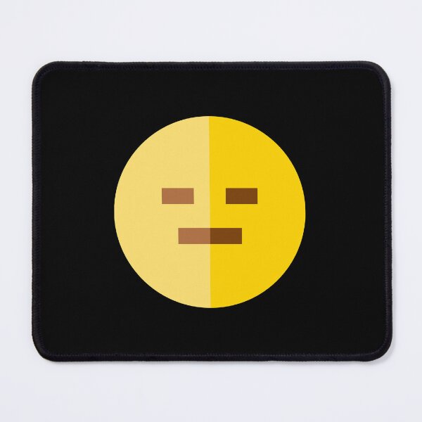 Item preview, Poker face emoji - pixelated designed and sold by The-Meraki-Man.