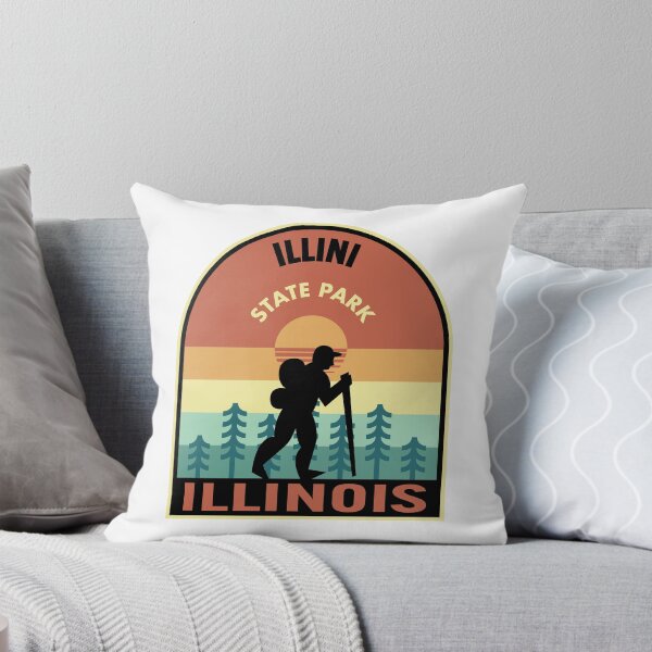 Item preview, Illini State Park Illinois Retro Hiking designed and sold by HalpinDesign.