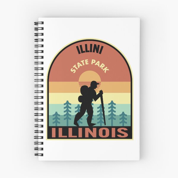 Item preview, Illini State Park Illinois Retro Hiking designed and sold by HalpinDesign.