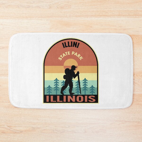 Item preview, Illini State Park Illinois Retro Hiking designed and sold by HalpinDesign.