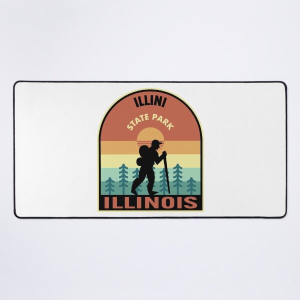 Item preview, Illini State Park Illinois Retro Hiking designed and sold by HalpinDesign.