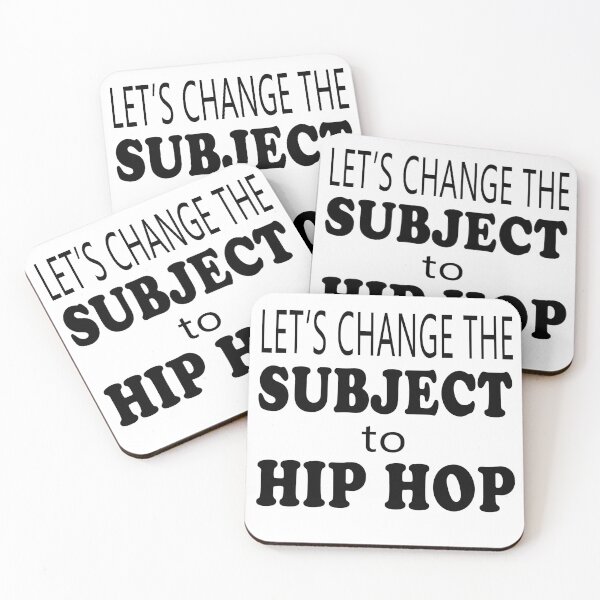 Item preview, Let’s change the subject to hip hop designed and sold by Soudesign99.