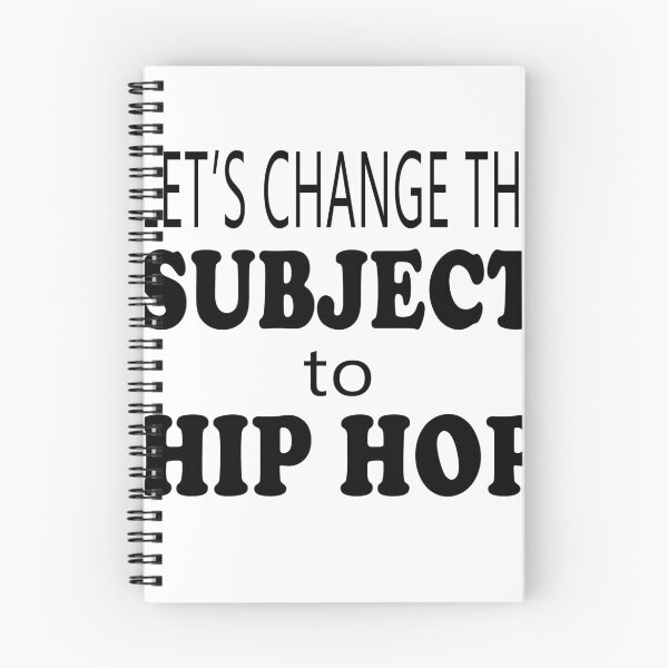 Item preview, Let’s change the subject to hip hop designed and sold by Soudesign99.