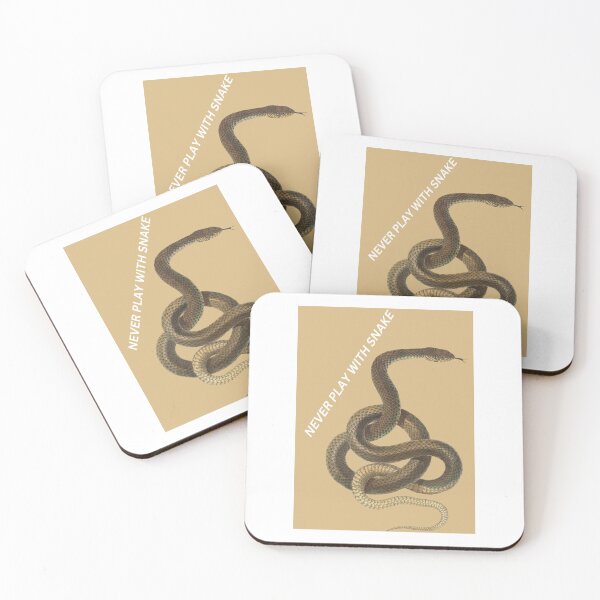 Aperçu de l'œuvre ne jamais jouer avec le serpent créée et vendue par Clothes and Stickers .
