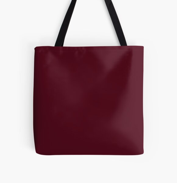 maroon tote bag