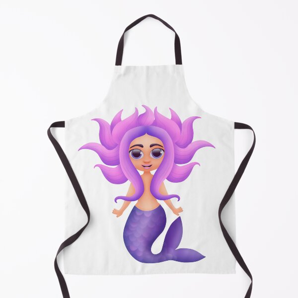 Item preview, Happy mermaid with lilac tail designed and sold by Marharyta Pavliuk.
