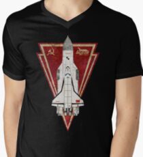 CCCP Energiya Buran V01 Men's V-Neck T-Shirt