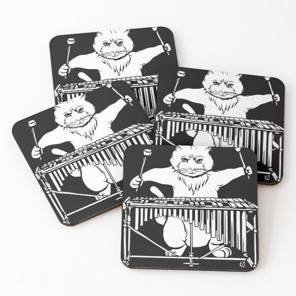 Item preview, Cat Playing Vibraphone T Shirt Jazz Marimba designed and sold by lalabsdodinev.