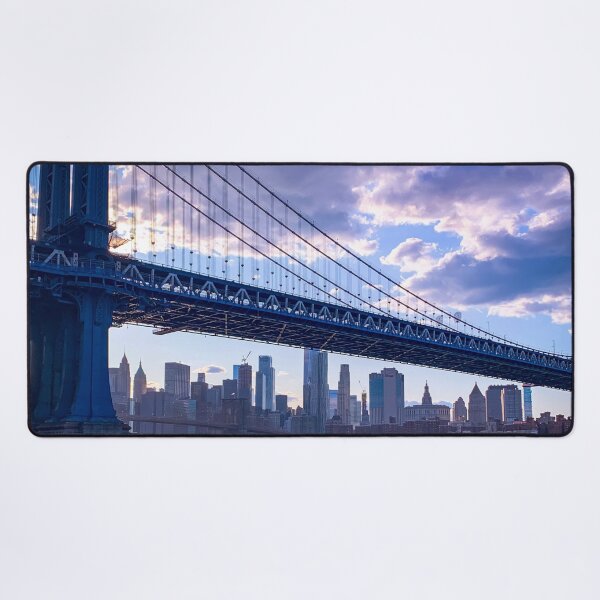 Artikelvorschau, Sonnenuntergang Manhattan Bridge Skyline Dumbo Brooklyn New York City entworfen und verkauft von eleonoraingrid.