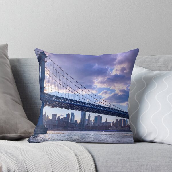 Item preview, Sunset Manhattan Bridge Skyline Dumbo Brooklyn New York City  designed and sold by eleonoraingrid.