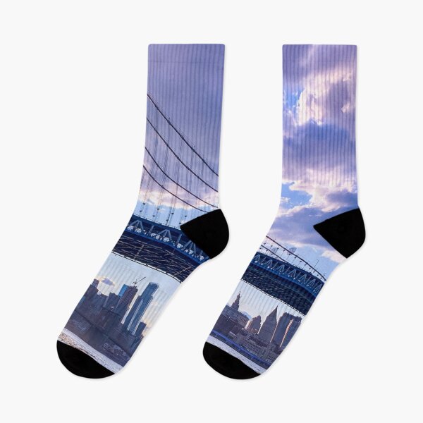 Item preview, Sunset Manhattan Bridge Skyline Dumbo Brooklyn New York City  designed and sold by eleonoraingrid.