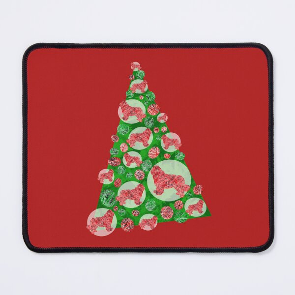 Item preview, Newfoundland Dog Silhouette Christmas Tree Decoration designed and sold by AMSonArt.