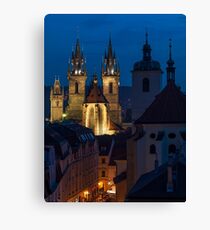 Evening Prague Canvas Print
