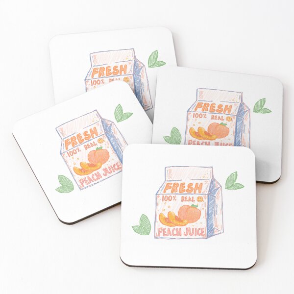 Item preview, peach juice box designed and sold by plantbasedsav.