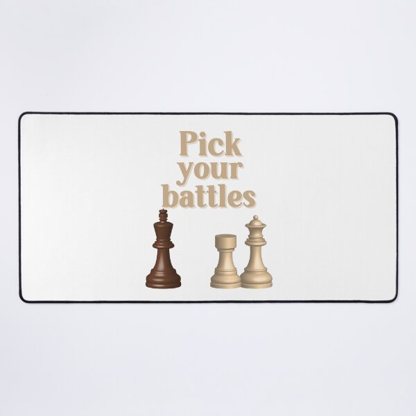 Item preview, Pick your battles designed and sold by MerWishes.
