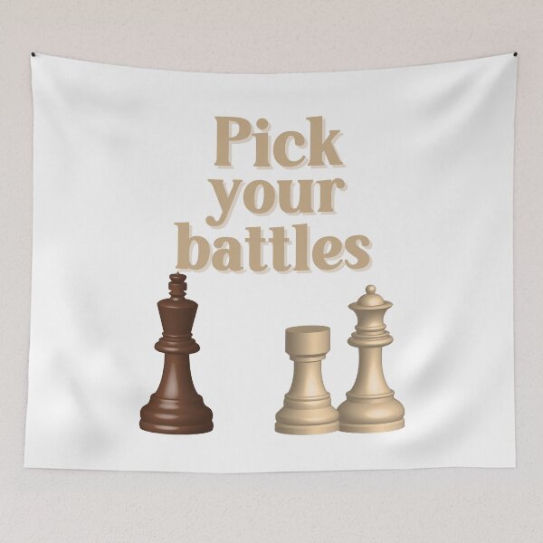 Item preview, Pick your battles designed and sold by MerWishes.