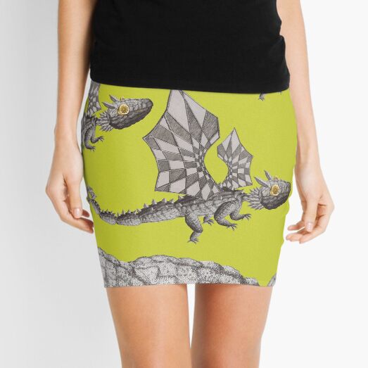 Dragons and Lemons #createarthistory Mini Skirt