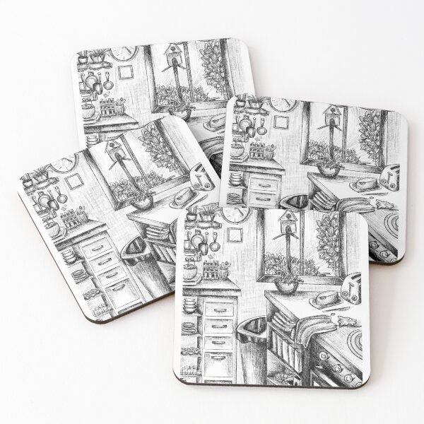 Item preview, Kitchen Living Digital Art designed and sold by Gabrielle Struzik.