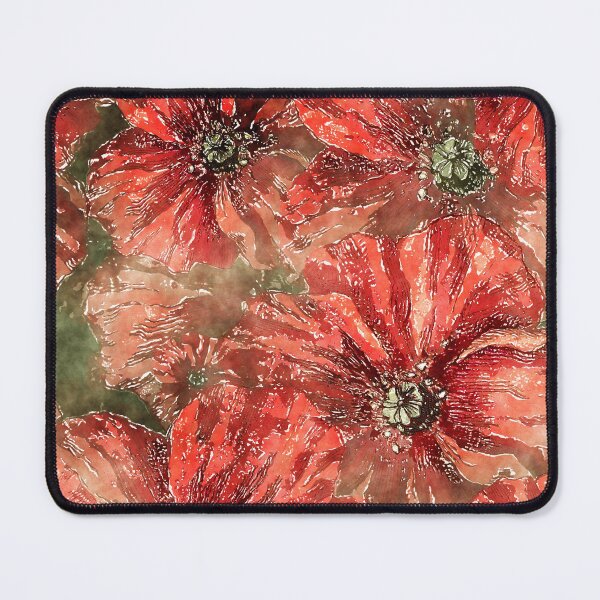 Item preview, Beautiful Red Poppies Pattern designed and sold by InnaPo ⭐⭐⭐⭐⭐.