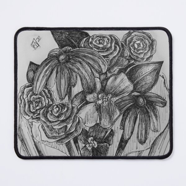 Item preview, Inktober Bouquet Prompt Drawing designed and sold by Gabrielle Struzik.
