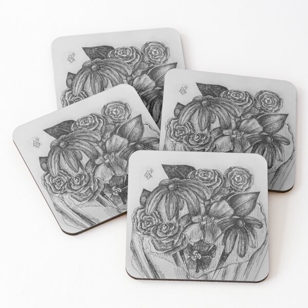 Item preview, Inktober Bouquet Prompt Drawing  designed and sold by Gabrielle Struzik.
