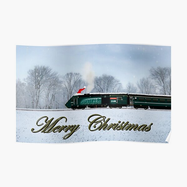 "GWR HST Christmas theme" Poster for Sale by CJamesMatthews Redbubble