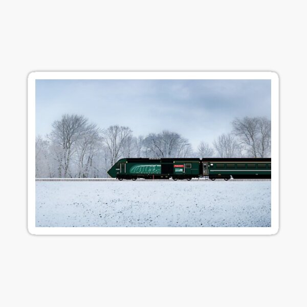 "GWR HST Christmas theme" Sticker for Sale by CJamesMatthews Redbubble