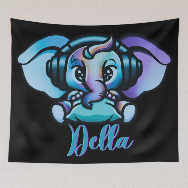 Item preview, Comfy Rainbow Elephant Della designed and sold by mj200.