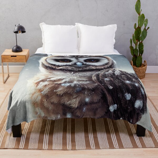 Item preview, Winter Owl designed and sold by AnuGoldPrints.