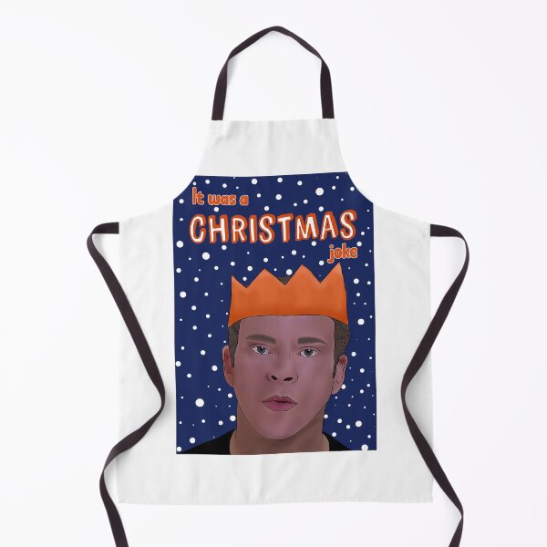 Artikelvorschau, "Es war ein Weihnachtswitz!" Jez Peep Show Weihnachtskarte Grußkarte entworfen und verkauft von Sweetie Darling Design.