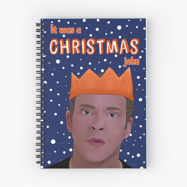 Artikelvorschau, "Es war ein Weihnachtswitz!" Jez Peep Show Weihnachtskarte Grußkarte entworfen und verkauft von Sweetie Darling Design.