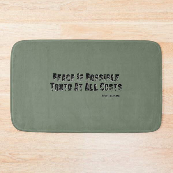Item preview, Peace if Possible, Truth at all costs - Martin Luther designed and sold by BlackGrain.