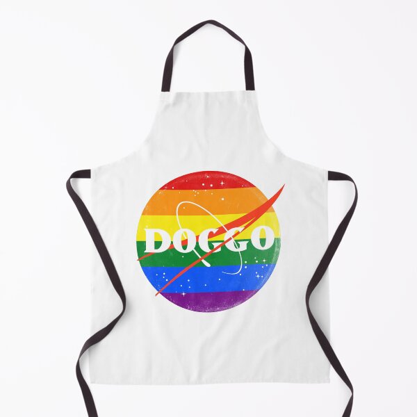 Item preview, Doggo, Nasa Inspired logo, LGBTQ quality logo with grunge texture, Guaranteed best gift for all dog lovers designed and sold by Galactic Fur Baby Federation.