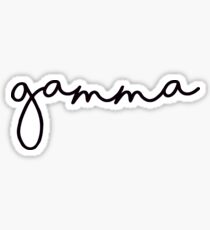 Gamma Sticker